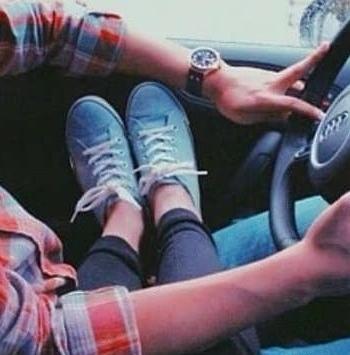 عکس عاشقانه دو نفره تو ماشین