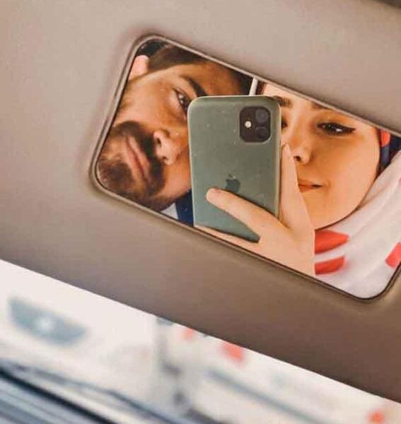 عکس فیک دو نفره تو ماشین