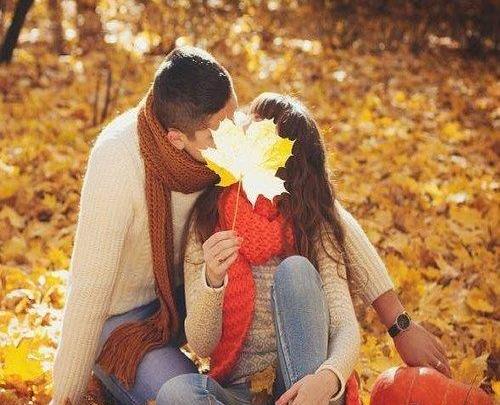 مدل عکس پاییزه دونفره