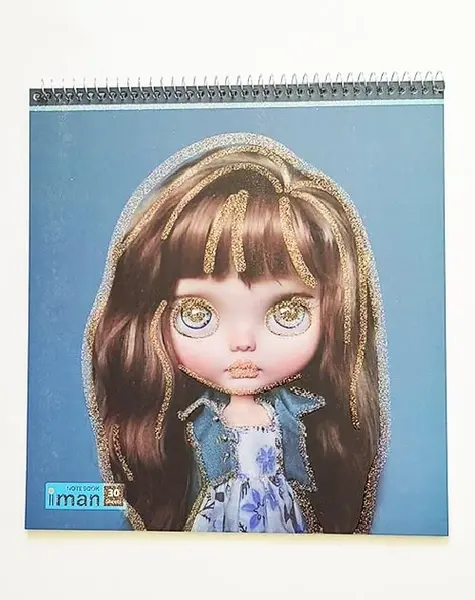 عکس نقاشی دخترانه زیبا عروسکی
