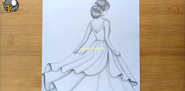 عکس نقاشی دخترانه و عروسکی