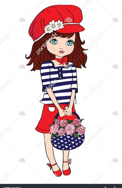 عکس نقاشی دخترانه شخصیت کارتونی