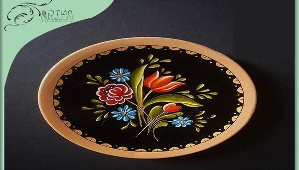عکس نقاشی طرح روی سفال