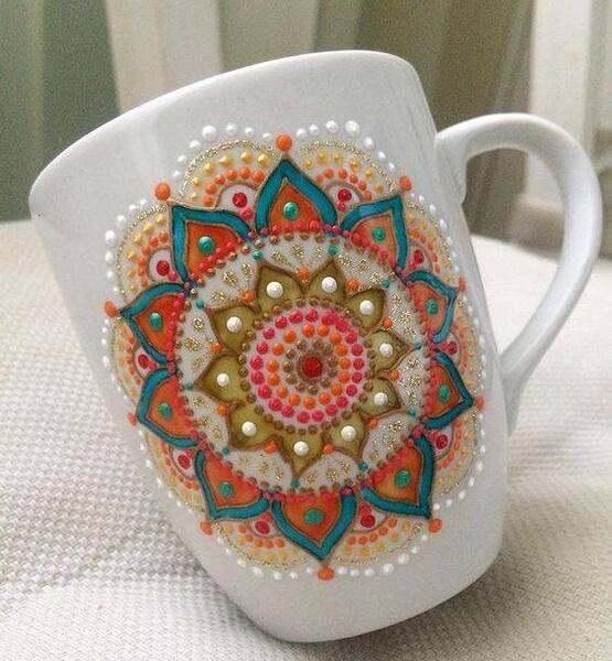 عکس طرح برای نقاشی روی لیوان سفالی
