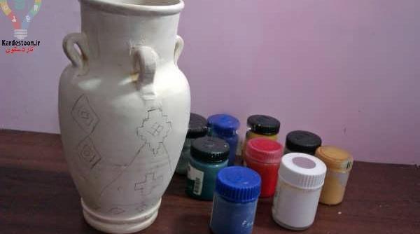 عکس طرح برای نقاشی روی کوزه سفالی