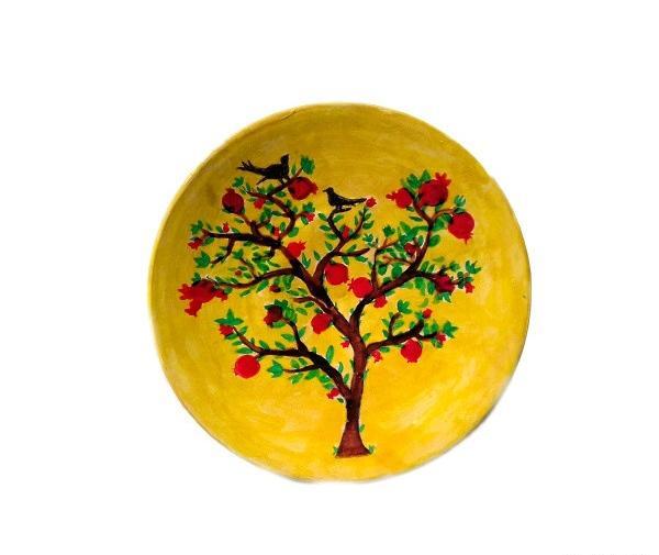 عکس طرح انار برای نقاشی روی سفال