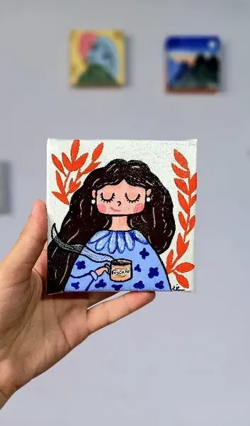 عکس طرح برای نقاشی روی بوم کوچک