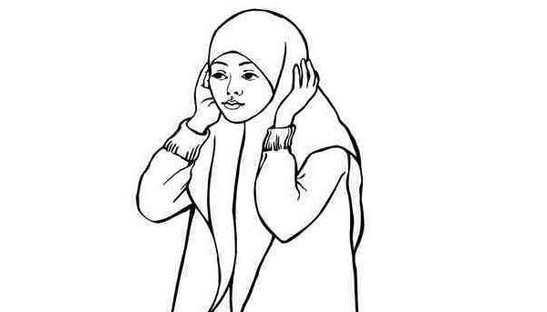 عکس نقاشی دخترانه نمازی