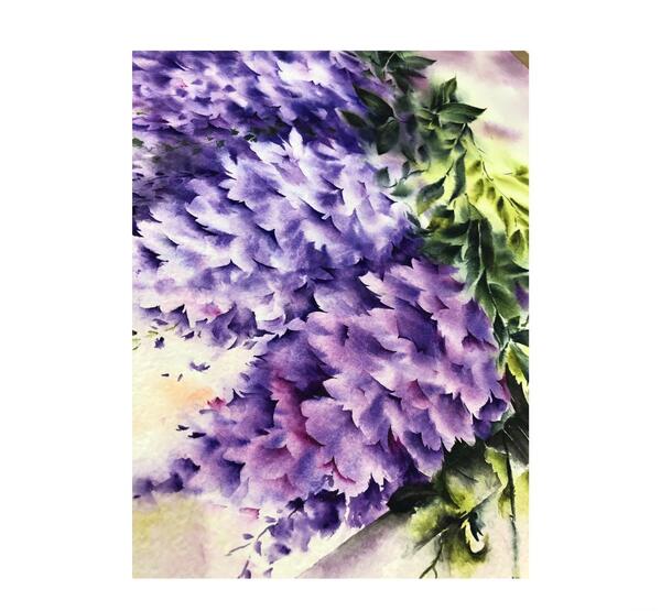 عکس طرح نقاشی آبرنگ گل