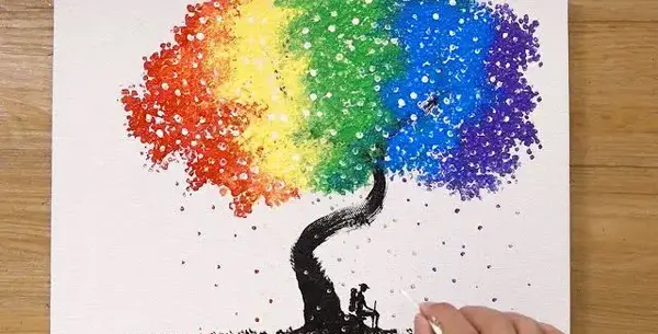 عکس طرح نقاشی آبرنگ آسان