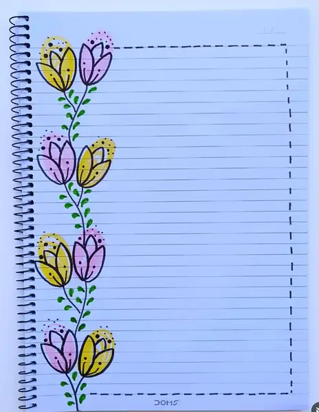 عکس طرح نقاشی برای دفتر مشق کلاس اولی