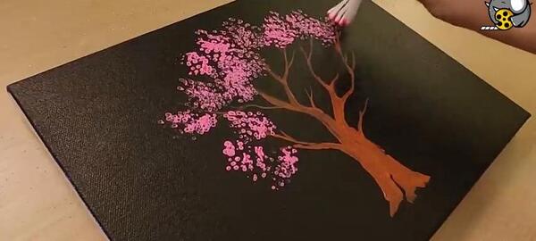 عکس طرح نقاشی با آبرنگ روی مقوا