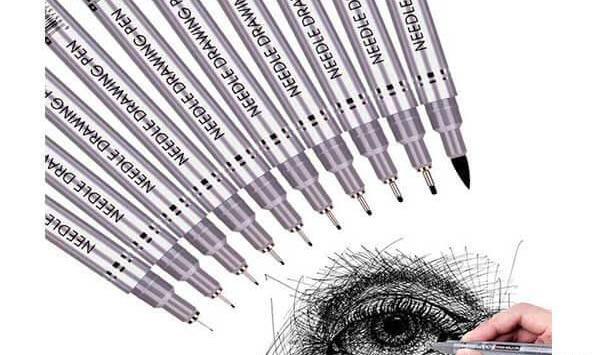 عکس طرح نقاشی با نقطه و خط