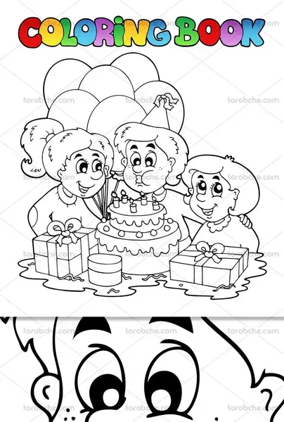عکس طرح نقاشی برای تولد
