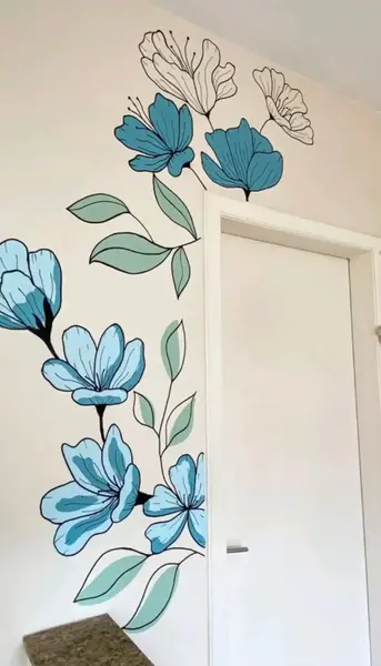 عکس طرح نقاشی روی دیوار خانه