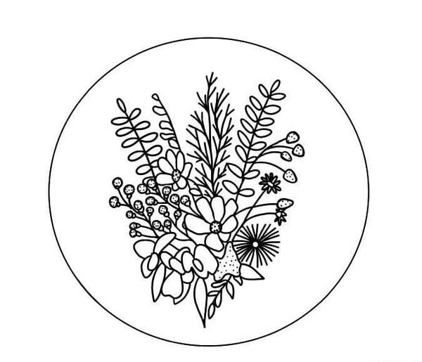 عکس طرح نقاشی گلدوزی