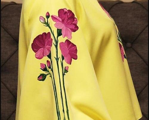 عکس طرح ساده نقاشی روی لباس