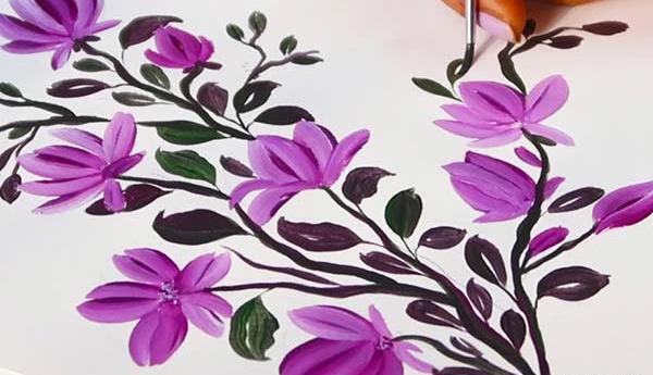 عکس طرح ساده نقاشی روی لباس