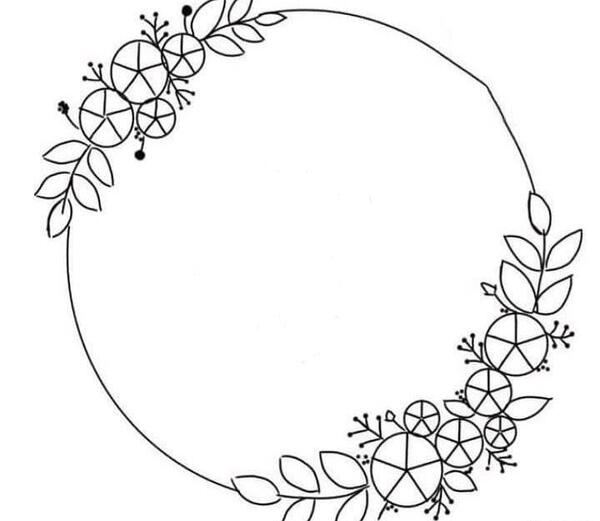 عکس طرح نقاشی ساده برای گلدوزی