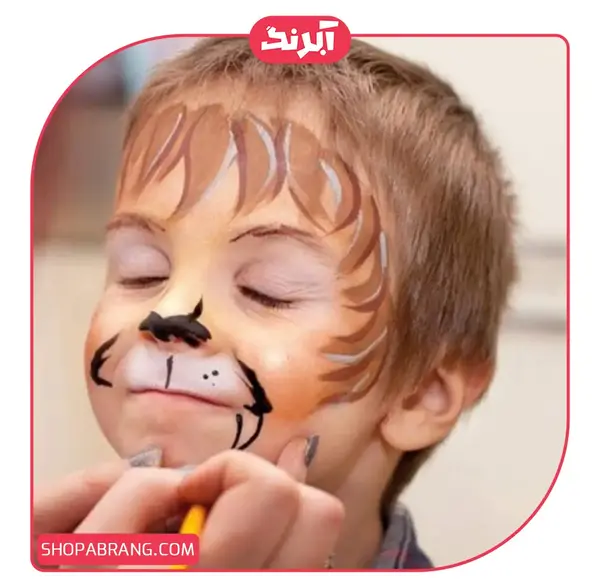 عکس مدل نقاشی ساده روی صورت کودکان