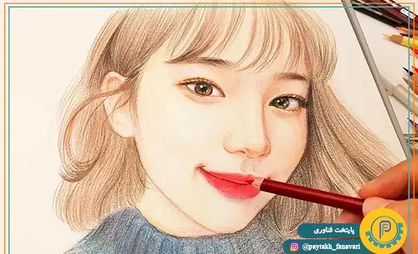 عکس طرح نقاشی مداد رنگی سخت