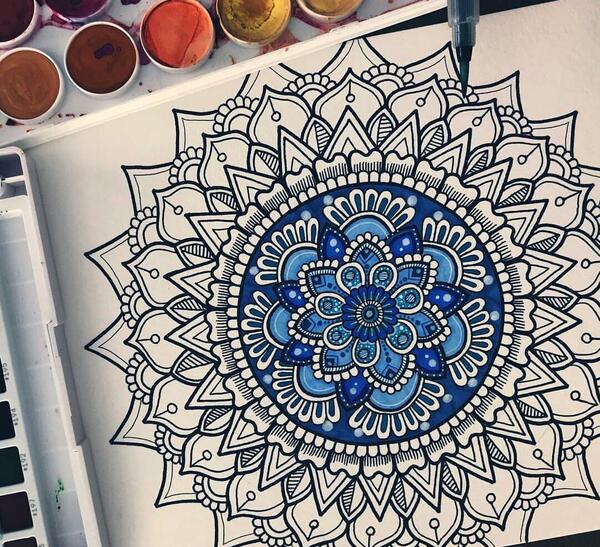 عکس طرح برای نقاشی ماندالا