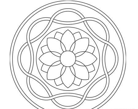 عکس طرح شمسه ساده برای نقاشی