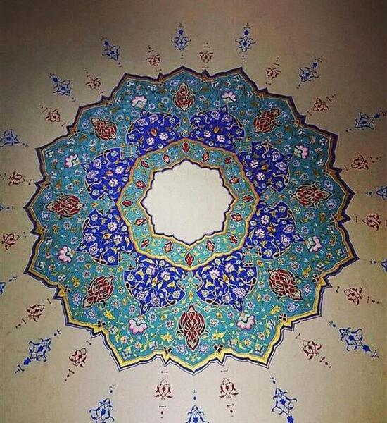 عکس طرح شمسه ساده برای نقاشی