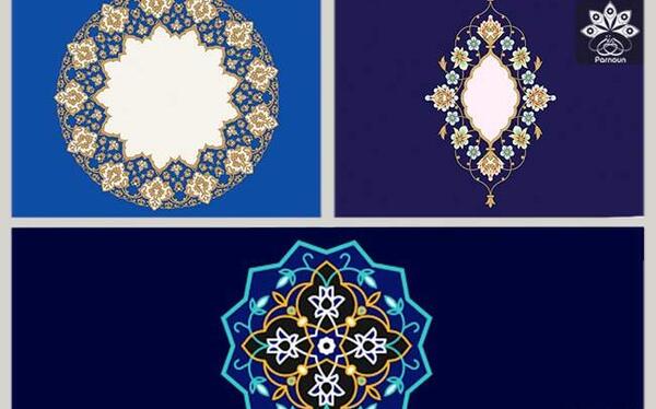 عکس طرح ساده سنتی برای نقاشی