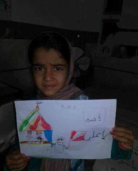 عکس طرح نقاشی محرم برای کودکان