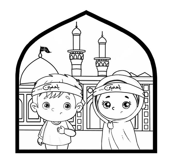 عکس طرح نقاشی برای محرم