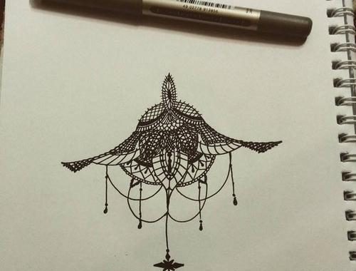 عکس طرح نقاشی نقطه ای با راپید ساده
