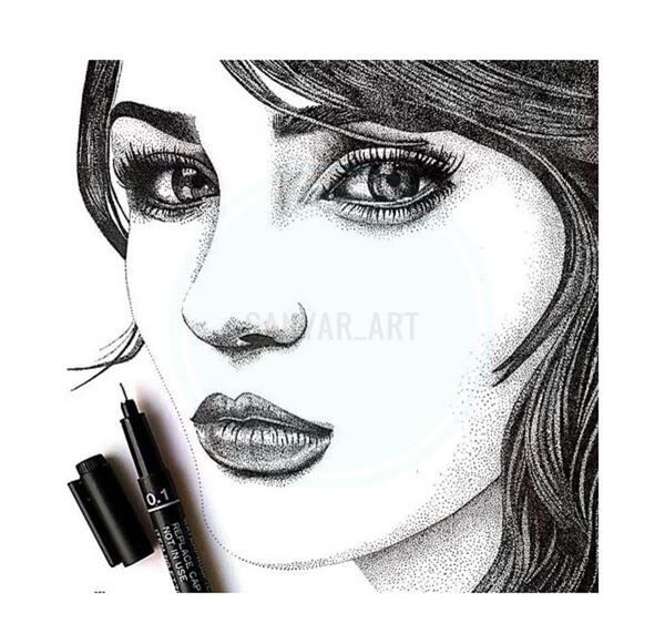 عکس طرح برای نقاشی نقطه ای