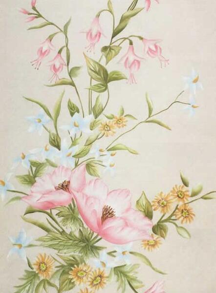 عکس طرح گل ساده برای نقاشی روی پارچه