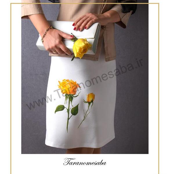 عکس طرح گل ساده برای نقاشی روی پارچه