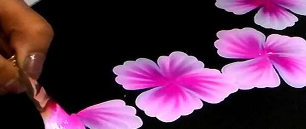 عکس طرح ساده نقاشی رو پارچه