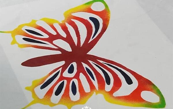 عکس طرح برای نقاشی روی پارچه ساده