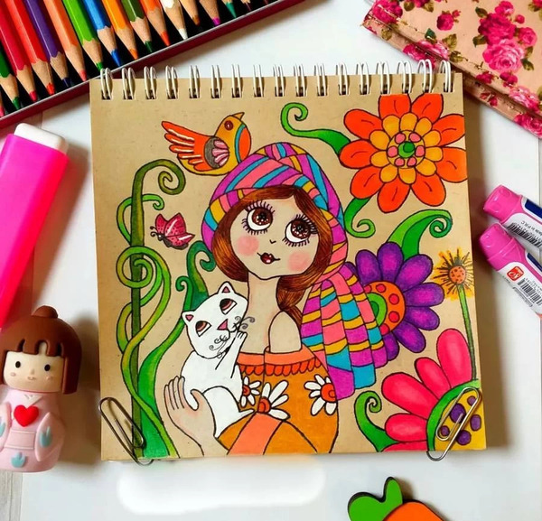 عکس طرح های فانتزی برای نقاشی کودکان
