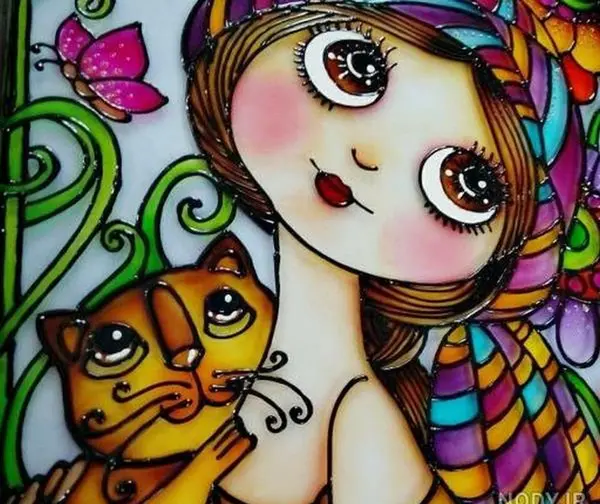عکس طرح ساده برای نقاشی ویترای