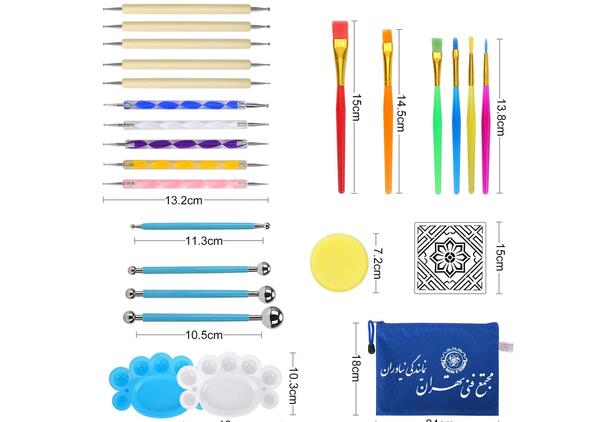 عکس طرح نقاشی نقطه زنی