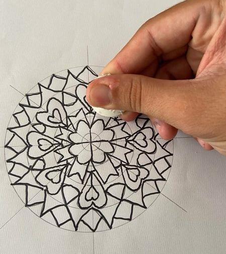 عکس نقاشی طرح ماندالا