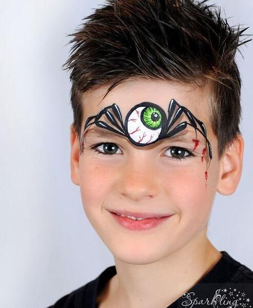 عکس طرح نقاشی صورت برای کودکان
