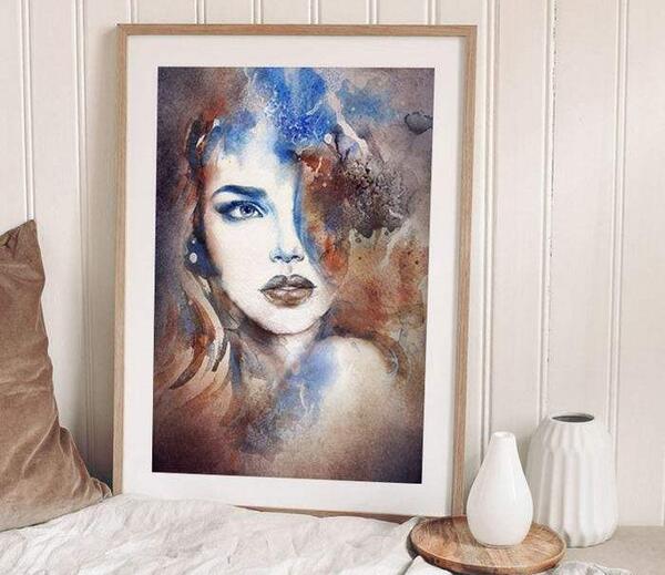 عکس طرح نقاشی زنانه