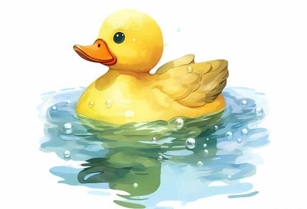 عکس طرح نقاشی جوجه اردک