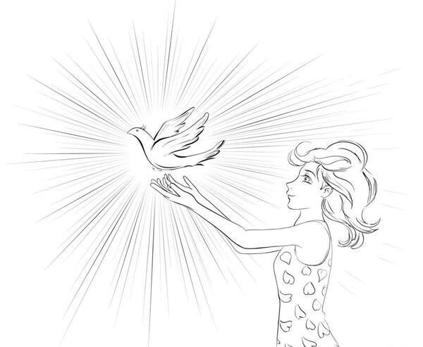 عکس نقاشی دخترانه هنرمندی