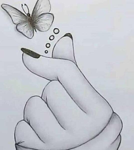 عکس آموزش نقاشی دخترانه ی ساده و زیبا