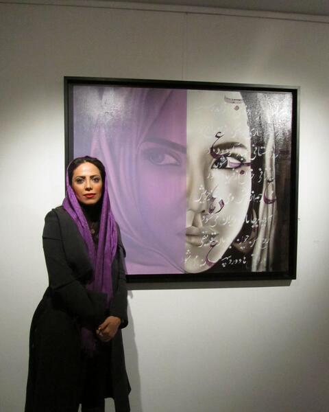عکس نقاش های معروف ایرانی زن