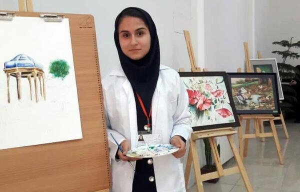 عکس نقاشی هنرستان دخترانه