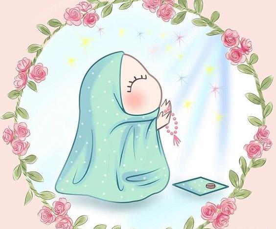 عکس نقاشی نماز دخترانه سخت