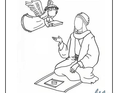 عکس نقاشی نماز دخترانه سخت
